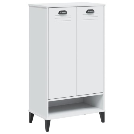 vidaXL Mueble zapatero VIKEN madera maciza de pino blanco