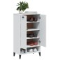 vidaXL Mueble zapatero VIKEN madera maciza de pino blanco