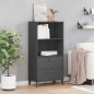 vidaXL Librería VIKEN madera maciza pino gris antracita 60x35x123 cm vidaXL Librería VIKEN madera maciza pino gris antracita 60x35x123 cm