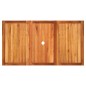 vidaXL Mesa de jardín ratán sintético madera acacia negro 140x80x75 cm vidaXL Mesa de jardín ratán sintético madera acacia negro 140x80x75 cm
