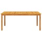 vidaXL Mesa de comedor de jardín madera maciza de acacia 180x90x75 cm vidaXL Mesa de comedor de jardín madera maciza de acacia 180x90x75 cm