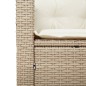 vidaXL Sillón de jardín con cojines ratán sintético beige vidaXL Sillón de jardín con cojines ratán sintético beige