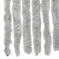 vidaXL Cortina antimoscas chenilla gris 90x220 cm vidaXL Cortina antimoscas chenilla gris 90x220 cm