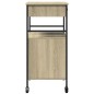 vidaXL Carrito de cocina madera ingeniería roble Sonoma 56x43x89,5 cm vidaXL Carrito de cocina madera ingeniería roble Sonoma 56x43x89,5 cm