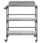 vidaXL Carrito de cocina madera ingeniería gris Sonoma 81,5x41x92,5 cm vidaXL Carrito de cocina madera ingeniería gris Sonoma 81,5x41x92,5 cm