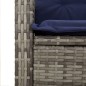 vidaXL Set comedor de jardín 9 pzas con cojines ratán sintético beige vidaXL Set comedor de jardín 9 pzas con cojines ratán sintético beige