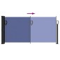 vidaXL Toldo lateral retráctil azul 100x300 cm vidaXL Toldo lateral retráctil azul 100x300 cm