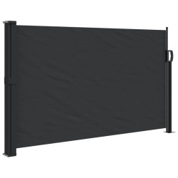 vidaXL Toldo lateral retráctil negro 120x300 cm