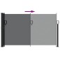 vidaXL Toldo lateral retráctil negro 120x300 cm vidaXL Toldo lateral retráctil negro 120x300 cm