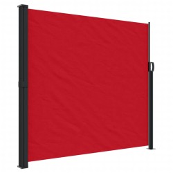 vidaXL Toldo lateral retráctil de jardín rojo 180x300 cm