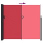 vidaXL Toldo lateral retráctil de jardín rojo 180x300 cm vidaXL Toldo lateral retráctil de jardín rojo 180x300 cm