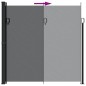vidaXL Toldo lateral retráctil negro 200x300 cm vidaXL Toldo lateral retráctil negro 200x300 cm