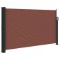 vidaXL Toldo lateral retráctil marrón 120x500 cm vidaXL Toldo lateral retráctil marrón 120x500 cm