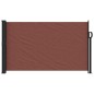 vidaXL Toldo lateral retráctil marrón 120x500 cm vidaXL Toldo lateral retráctil marrón 120x500 cm