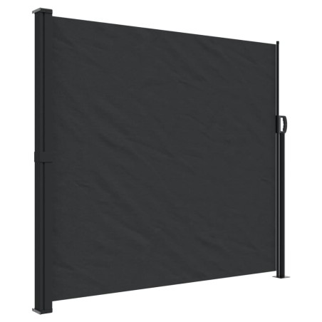 vidaXL Toldo lateral retráctil negro 180x500 cm