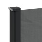 vidaXL Toldo lateral retráctil gris antracita 120x600 cm vidaXL Toldo lateral retráctil gris antracita 120x600 cm