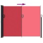 vidaXL Toldo lateral retráctil rojo 160x600 cm vidaXL Toldo lateral retráctil rojo 160x600 cm