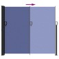 vidaXL Toldo lateral retráctil azul 180x600 cm vidaXL Toldo lateral retráctil azul 180x600 cm