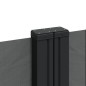 vidaXL Toldo lateral retráctil gris antracita 180x600 cm vidaXL Toldo lateral retráctil gris antracita 180x600 cm
