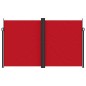 vidaXL Toldo lateral retráctil rojo 200x600 cm