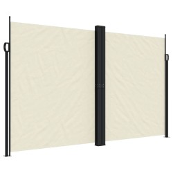 vidaXL Toldo lateral retráctil crema 200x600 cm