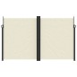 vidaXL Toldo lateral retráctil crema 200x600 cm