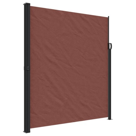 vidaXL Toldo lateral retráctil marrón 220x600 cm