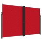 vidaXL Toldo lateral retráctil rojo 220x600 cm vidaXL Toldo lateral retráctil rojo 220x600 cm