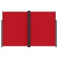 vidaXL Toldo lateral retráctil rojo 220x600 cm vidaXL Toldo lateral retráctil rojo 220x600 cm