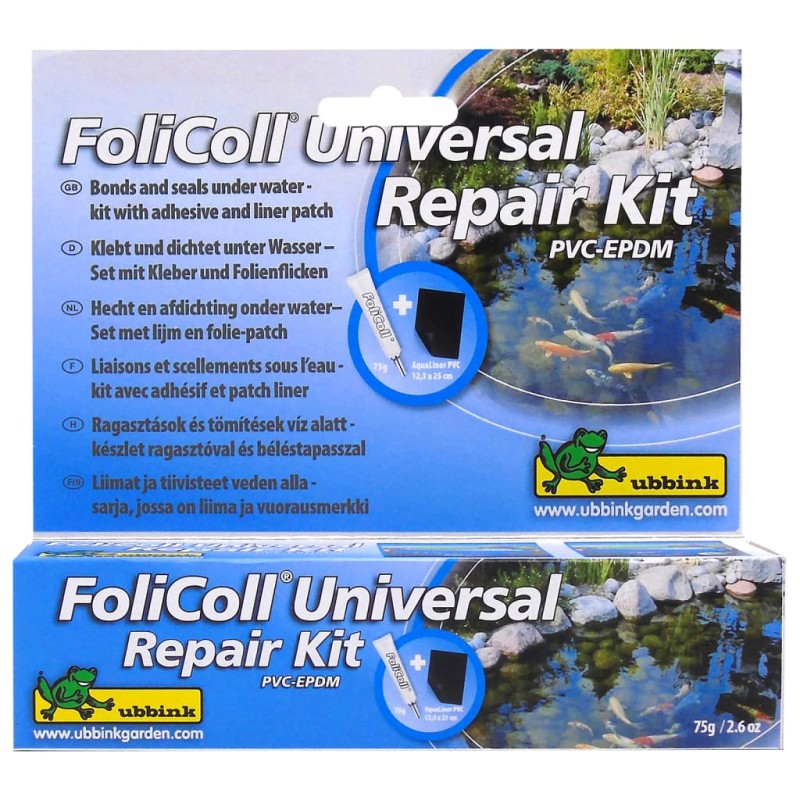 Ubbink Kit reparación revestimiento de estanque FoliColl AquaLiner 75g Ubbink Kit reparación revestimiento de estanque FoliColl AquaLiner 75g