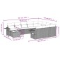 vidaXL Set de sofás de jardín 11 pzas y cojines ratán sintético gris vidaXL Set de sofás de jardín 11 pzas y cojines ratán sintético gris