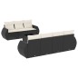 vidaXL Set de sofás de jardín 8 piezas y cojines ratán sintético negro vidaXL Set de sofás de jardín 8 piezas y cojines ratán sintético negro