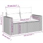 vidaXL Set de muebles de jardín 9 pzas y cojines ratán sintético gris vidaXL Set de muebles de jardín 9 pzas y cojines ratán sintético gris