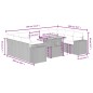 vidaXL Set de sofás de jardín 10 pzas cojines ratán sintético negro vidaXL Set de sofás de jardín 10 pzas cojines ratán sintético negro