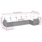 vidaXL Juego de sofás jardín con cojines 6 pzas ratán sintético beige vidaXL Juego de sofás jardín con cojines 6 pzas ratán sintético beige