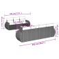 vidaXL Set de sofás de jardín 8 pzas y cojines ratán sintético gris vidaXL Set de sofás de jardín 8 pzas y cojines ratán sintético gris