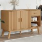 vidaXL Aparador OLDEN madera maciza de pino marrón 114x43x73,5 cm vidaXL Aparador OLDEN madera maciza de pino marrón 114x43x73,5 cm