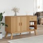 vidaXL Aparador OLDEN madera maciza de pino marrón 114x43x73,5 cm vidaXL Aparador OLDEN madera maciza de pino marrón 114x43x73,5 cm