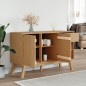 vidaXL Aparador OLDEN madera maciza de pino marrón 114x43x73,5 cm vidaXL Aparador OLDEN madera maciza de pino marrón 114x43x73,5 cm
