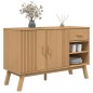 vidaXL Aparador OLDEN madera maciza de pino marrón 114x43x73,5 cm vidaXL Aparador OLDEN madera maciza de pino marrón 114x43x73,5 cm