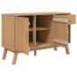 vidaXL Aparador OLDEN madera maciza de pino marrón 114x43x73,5 cm vidaXL Aparador OLDEN madera maciza de pino marrón 114x43x73,5 cm