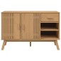 vidaXL Aparador OLDEN madera maciza de pino marrón 114x43x73,5 cm vidaXL Aparador OLDEN madera maciza de pino marrón 114x43x73,5 cm