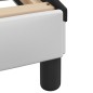 vidaXL Estructura de cama con cabecero cuero sintético blanco y negro vidaXL Estructura de cama con cabecero cuero sintético blanco y negro