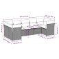 vidaXL Set sofás de jardín 7 piezas y cojines ratán sintético beige vidaXL Set sofás de jardín 7 piezas y cojines ratán sintético beige