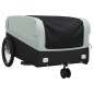 vidaXL Remolque para bicicleta hierro negro y gris 45 kg vidaXL Remolque para bicicleta hierro negro y gris 45 kg