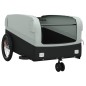 vidaXL Remolque para bicicleta hierro negro y gris 45 kg vidaXL Remolque para bicicleta hierro negro y gris 45 kg