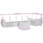 vidaXL Set sofás de jardín 7 piezas y cojines ratán sintético beige