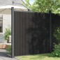 vidaXL Panel de valla con 2 postes WPC gris 180x186 cm vidaXL Panel de valla con 2 postes WPC gris 180x186 cm
