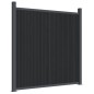 vidaXL Panel de valla con 2 postes WPC gris 180x186 cm vidaXL Panel de valla con 2 postes WPC gris 180x186 cm