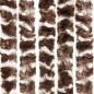 vidaXL Cortina antimoscas chenilla marrón y blanco 100x230 cm vidaXL Cortina antimoscas chenilla marrón y blanco 100x230 cm